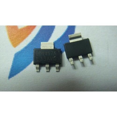 3pcs LD1117ASTR SOT-223-3