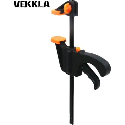 4Inch Bar Fast F Shape Clamp Quick Grip Woodworking Ratchet Release Squeeze Carpentry Woodworking W/Spreader Hand DIY Drop Ship