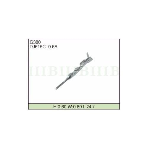 Free shipping 2000 pcs 8100-3617 auto electrical wire terminals G380 replcement pins of DJ615C-0.6A