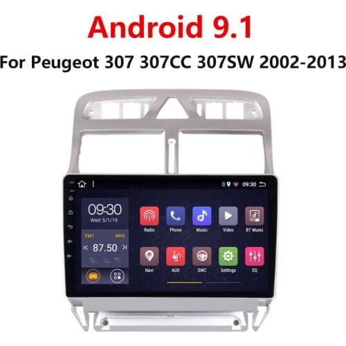 Car android gps navigation player For Peugeot 307 307CC 307SW 2002-2013 car radio Multimedia stereo DVD WiFi Video 2din 2+32