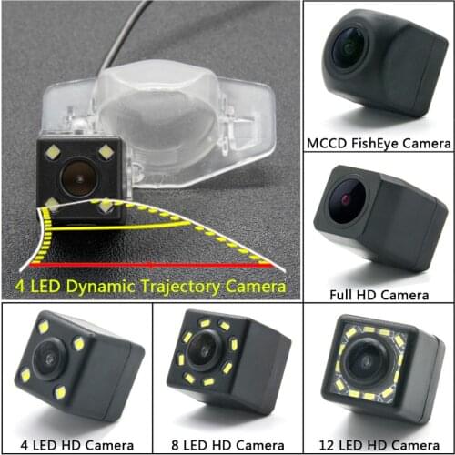 Dynamic Trajectory Car Rear View Backup Reverse Wireless Camera For Honda CRV CR-V Accord Fit Jazz Odyssey Crosstour HRV CRZ CRX
