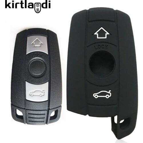 Kirtlandi silicone key cover case holder keychain for BMW E90 E60 E70 E81 E61 E91 E82 E71 E92 E87 E88 E89 Car Key Case Cover fob
