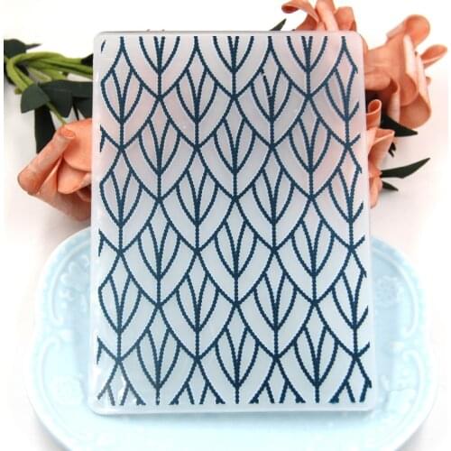 KLJUYP Stripe Plastic Embossing Folders for DIY Scrapbooking Paper Craft/Card Making Decoration Supplies 03183
