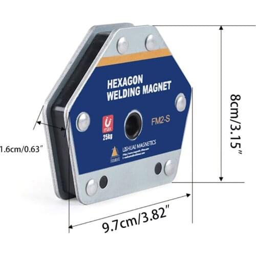 Multiple Angles Welding Positioning Magnet Hexagonal Magnetic Welding Positioner