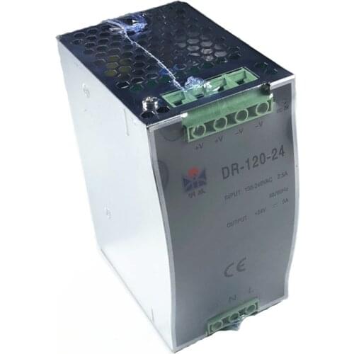 DR-120 120W 50/60Hz Single Output Power Supply Module 12V 15V 24V 36V 48V Din Rail Mount Switching Power Supply