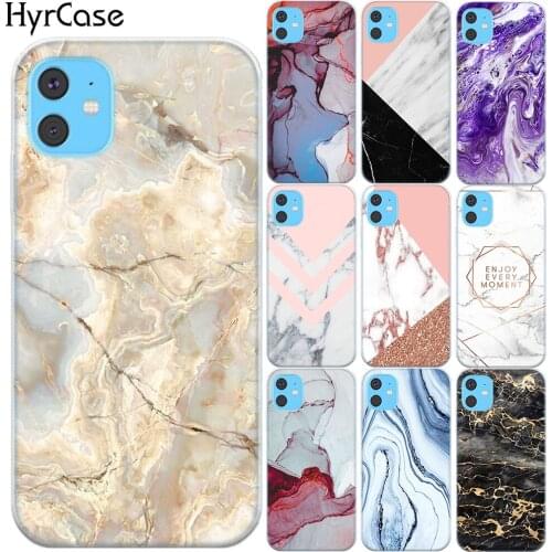 Marble Geometry Soft TPU Case For Capa iPhone 11 Pro Max X XS Max XR 7 8 6 6S Plus 5S SE 10 Silicone Cover