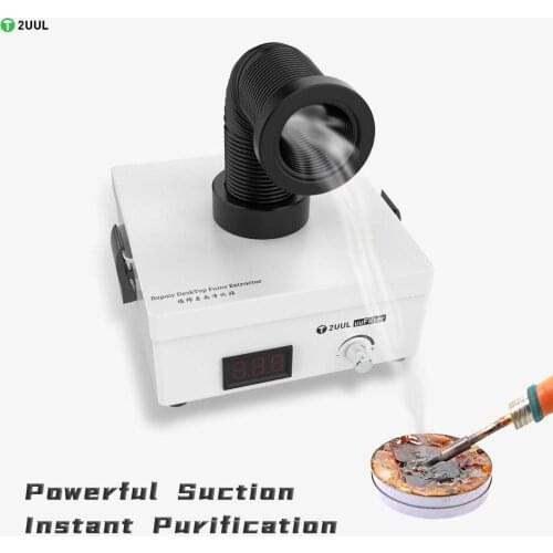 Desktop Fume Extractor 3 Layer Filter Dust Purification System Soldering Smoke Purifier for Phone PCB Welding Laser Marking