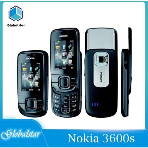 Nokia 3600s Refurbished-Unlocked Original 3600s Unlocked phone Nokia 3600 slide mobile phone one year warranty refurbished