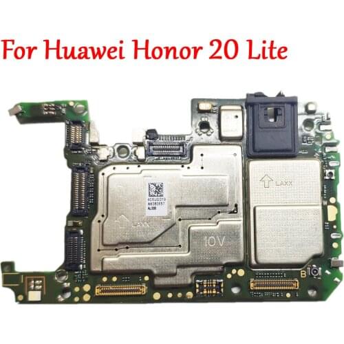 Tested Work Original Unlock Motherboard For Huawei Honor 20 Lite LRA-AL00 Mainboard Logic Circuit Electronic Chips