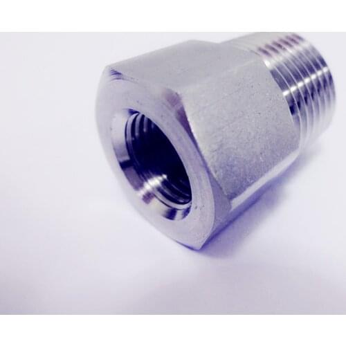 Pipe Fitting Connector Adapter 1/2" BSP Female to 1/4" BSP Male Threaded Max Pressure 2.5 Mpa,Stainless Steel 304