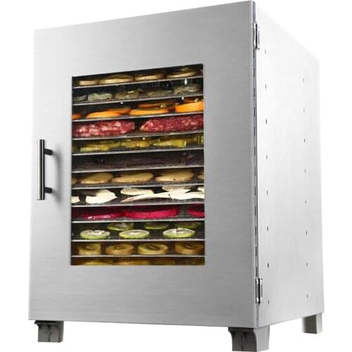 16 Layer Commercial Professional Fruit Food Dryer Stainless Steel Food Fruit Vegetable Pet Meat Air Dryer Electric Dehydrator