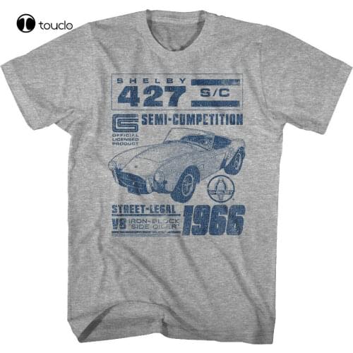 Shelby Cobra 427 Street Legal MenS T Shirt American Muscle Car 1966 Semi Compet Tee Shirt