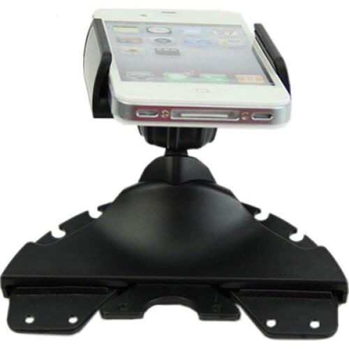 Universal Car Phone Holder Mounts Bracket 360 Degree Car CD Player Slot Mount Cradle Holder For iPhone Mobile Phone GPS