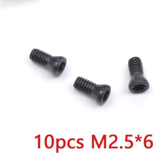 10pcs M2.5 x 6mm Insert Torx Screw for Carbide Inserts Lathe Tool