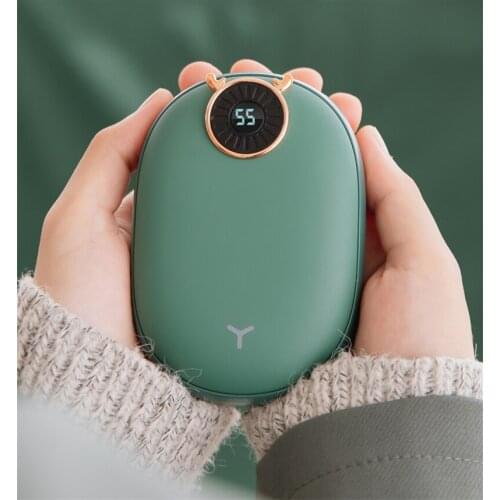 10000mAh Hand Warmer Power Bank Portable Charger External Battery Powerbank for iPhone 12 Pro Samsung S20 Xiaomi Mini Poverbank