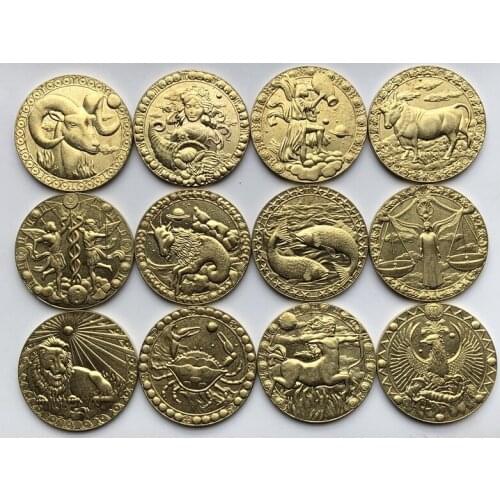 12 zodiac signs COIN COPY