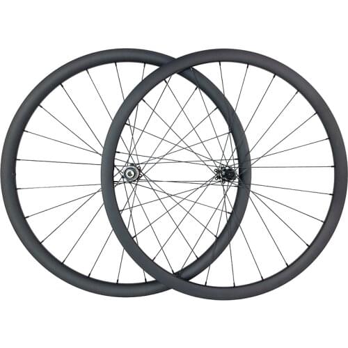 1380g 700c 30mm asymmetric clincher tubeless road disc straight pull carbon wheels center lock wheelset 9mm 12X100 15X100 12X142