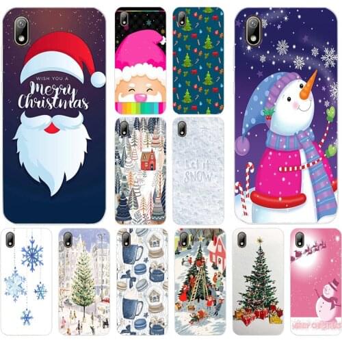 23 christmas lights gift Silicone TPU Protective Cover Phone Case On Case For Huawei Y5 Y6 Y7 Prime 2019 Case Soft