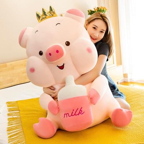 35/45/55cm Angel Pig Plush Toys Stuffed Doll Piggy Plush Pillow Animal Soft Plush Kids Baby Comforting Birthday Gift Present