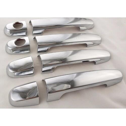 For Toyota Innova Accessories ABS Chrome Door Handle Cover For Toyota Innova 2012 2013 2014 2015 car-styling Innova Parts 8pcs