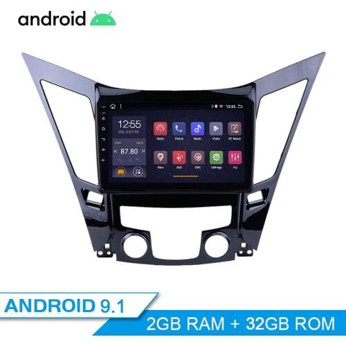 9" HD Android 9.1 Car Radio Stereo For 2011 2012 2013 2014 2015 HYUNDAI Sonata i40 i45 Car GPS Navigation Wifi SWC TPMS DVR