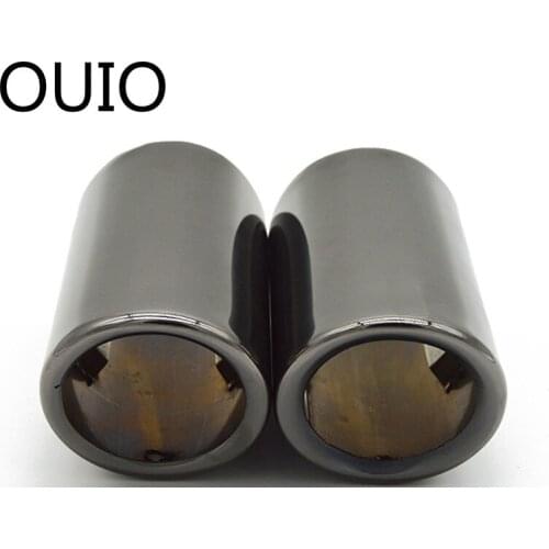Car Stainless steel Exhaust Tip Muffler Pipe Exterior For Volkswagen Passat B7 VW CC Accessories For 2011-2015 Tiguan 2016 2017