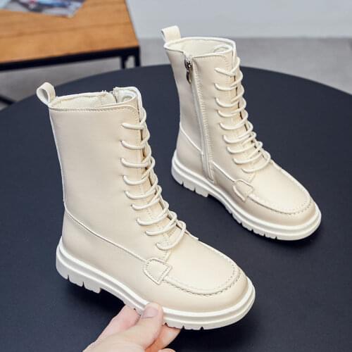 Baby Style Baku Leather Boots For Girls