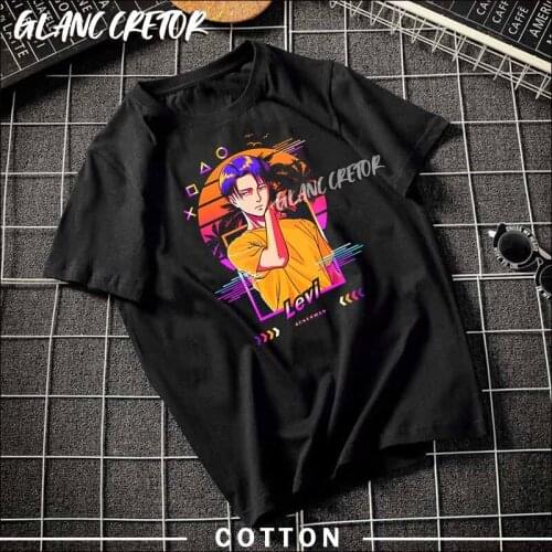 Attack on Titan Anime Men T Shirt Summer New Style Tshirts men Casual Oversize Short Sleeve Harajuku Streetwear Anime T Shirt