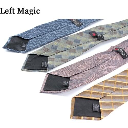 1 PCS The Magic Tie Magic Trick Deluxe Comedy Pop Up Neck Tie Rising Magic Trick Clown Joke Gag Men Gimmick Prop G8139