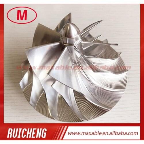 GTB47 81.00/115.00mm 7+7 blades turbocharger milling/aluminum 2618/billet compressor wheel
