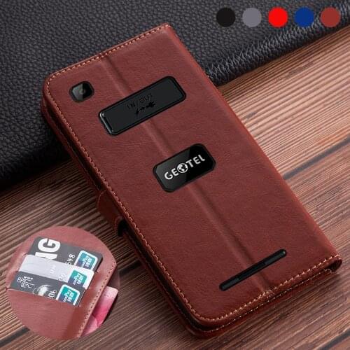 Leather Case Cover For Geotel G1 Terminator Business wallet Book Phone Case For Geotel G1 Terminator 5.0" flip Stand housing