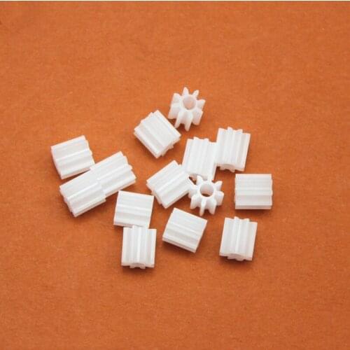 8 Teeth Motor Plastic Gear 0.5M 8T 2MM Model good accessories