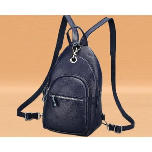 Genuine Leather Chest Bag Leisure Bag Backpack Safety Multi-layer Anti-theft 2021 New Fashion Ladys Womens Luxury Bag
