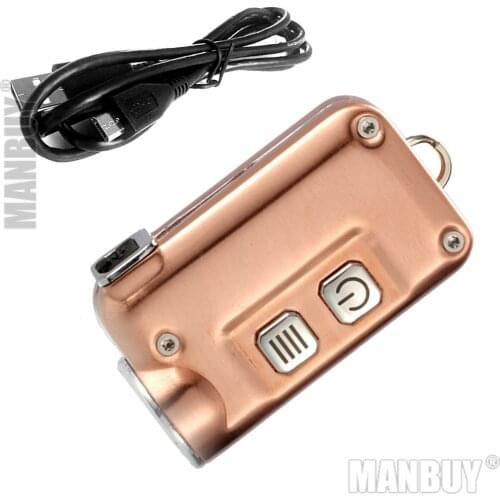 Nitecore TINIcu mini USB Rechargeable LED KeyLight CREE XP-G3 S3 380LM Built-In Li-ion Battery Pack Flashlight Daily Search EDC