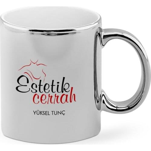 Personalized Professional Cosmetic Surgeon Chrome Mug Cup-1