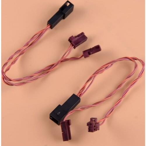 Beler 2Pcs Plastic Speaker Adapter Plug Cable Y Splitter Tweeter Fit for Mercedes-Benz C-Class W205 X253 GLC