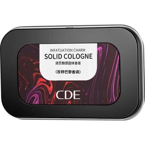 Perfume Portable Case Solid Perfume Long-lasting Fragrance Balm Retro Solid Balm Mild Long Lasting Aroma Deodorant Men Women