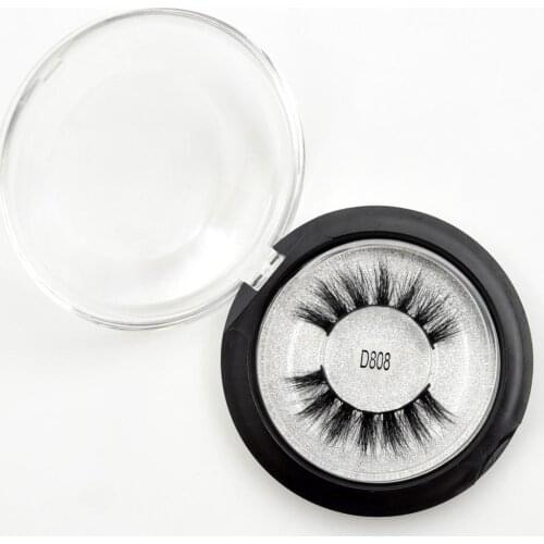 Eyelashes 3D Mink Lashes Handmade Cross Messy False Eye Lashes Extension Makeup Fake Eyelashes Full Strip Lashes Faux Cils D808