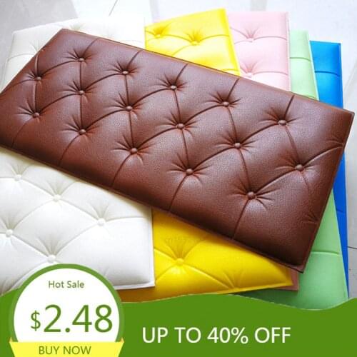 Self-Adhesive 3D Wall Stickers Waterproof DIY Foam Brick Wall Paper TV Backdrop Decor Marble Wallpaper Colorful