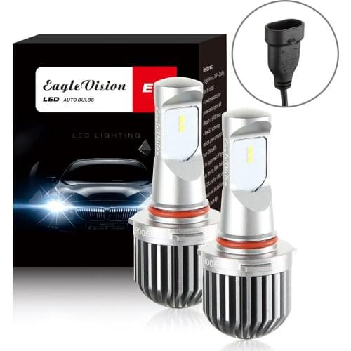 White Lighting Replacement Bulb 9006/HB4 80W CSP LED DRL Headlight Bulbs Fog Light Low Beam 6000K for Car Unviersal