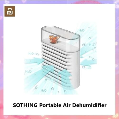 Xiaomi SOTHING Portable Air Dehumidifier 150ml Rechargeable Reuse Air Dryer Moisture Absorber Bionics Design