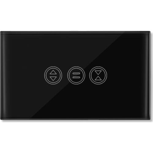 Glass Panel for US Curtain Switch, not a curtain switch black color