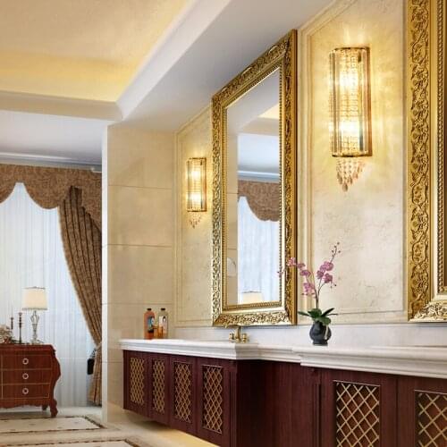 Led crystal wall lamp Wall lights luminaria home lighting living room modern WALL light lampshade for bathroom