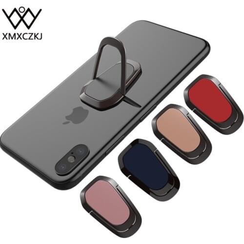 XMXCZKJ Finger Ring Mobile Cell Phone Holder Support For iPhone X Universal Smart Phone Ring Metal Car Mount Stand Accessories