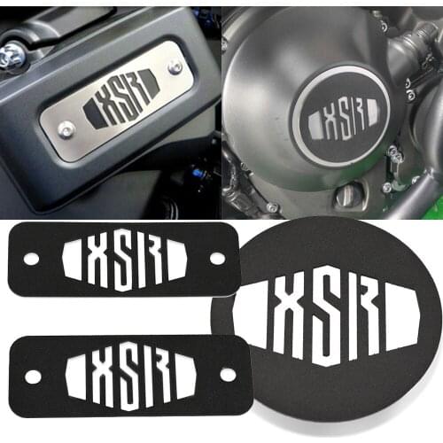 Motorcycle Fuse Box Top Plates Powder Coated Stainless Clutch Cover Tops For Yamaha XSR900 XSR 900 2016 2017 2018 2019 2020 2021