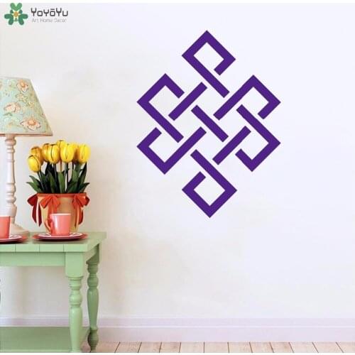 YOYOYU Wall Decal Moroccan Style Mandala Flower Wall Stickers Vinyl Yoga Studio Pattern Art Mural Interior Buddhist Decor SY806