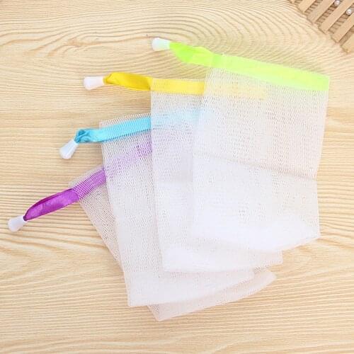 10 Pcs/Set Portable Soap Saver Bag Foaming Mesh Net For Bath Shower Cleansing Bath Shower Travel Foaming Mesh Net Cleansing