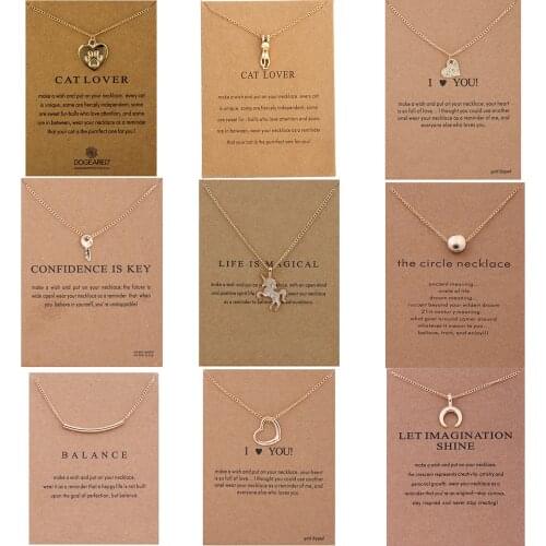 Vintage Animal Cat Bird Feather Skull Necklace For Women Girls 2019 Fashion Necklaces Pendants Female Statement Jewelry Gift