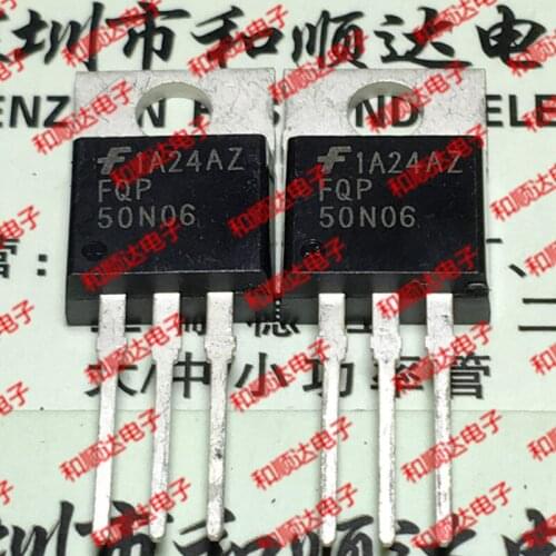 10pcs/lot FQP50N06 New Spot TO-220 60V 50A