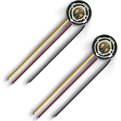 2Pcs 1157 Bulb Socket BAY15D Lamp Holder P21/5W Adapter Base Connector For Brake Light Plastic Led Stop Canbus Car Accessories